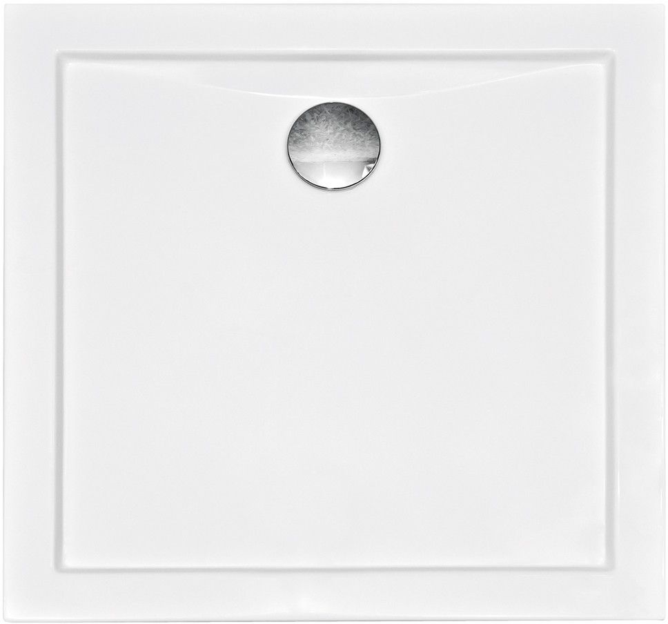 Besco Aquarius Slimline cădiță de duș pătrată 90x90 cm alb BAA-90-K