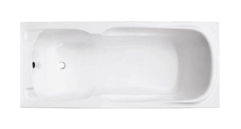 Besco Majka Nova cada dreptunghiulară 160x70 cm alb #WAM-160-PK