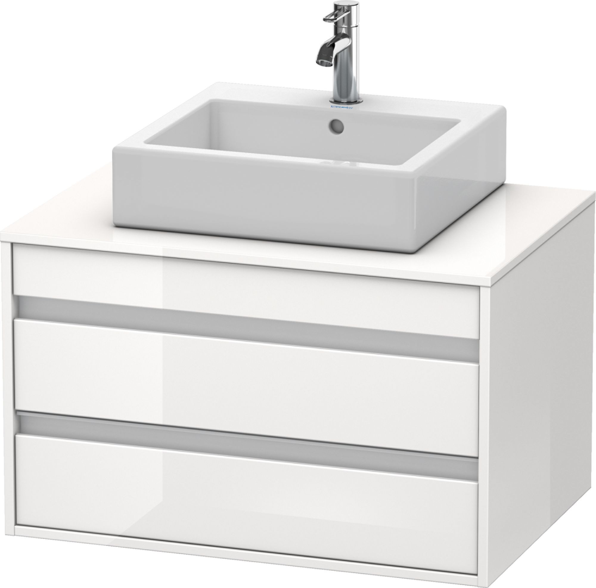 Duravit Ketho dulap 80x55x49.6 cm sub chiuveta pe perete alb KT665402222