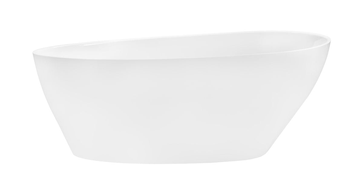 Besco Goya cadă freestanding 142x62 cm ovală alb #WMD-140-G