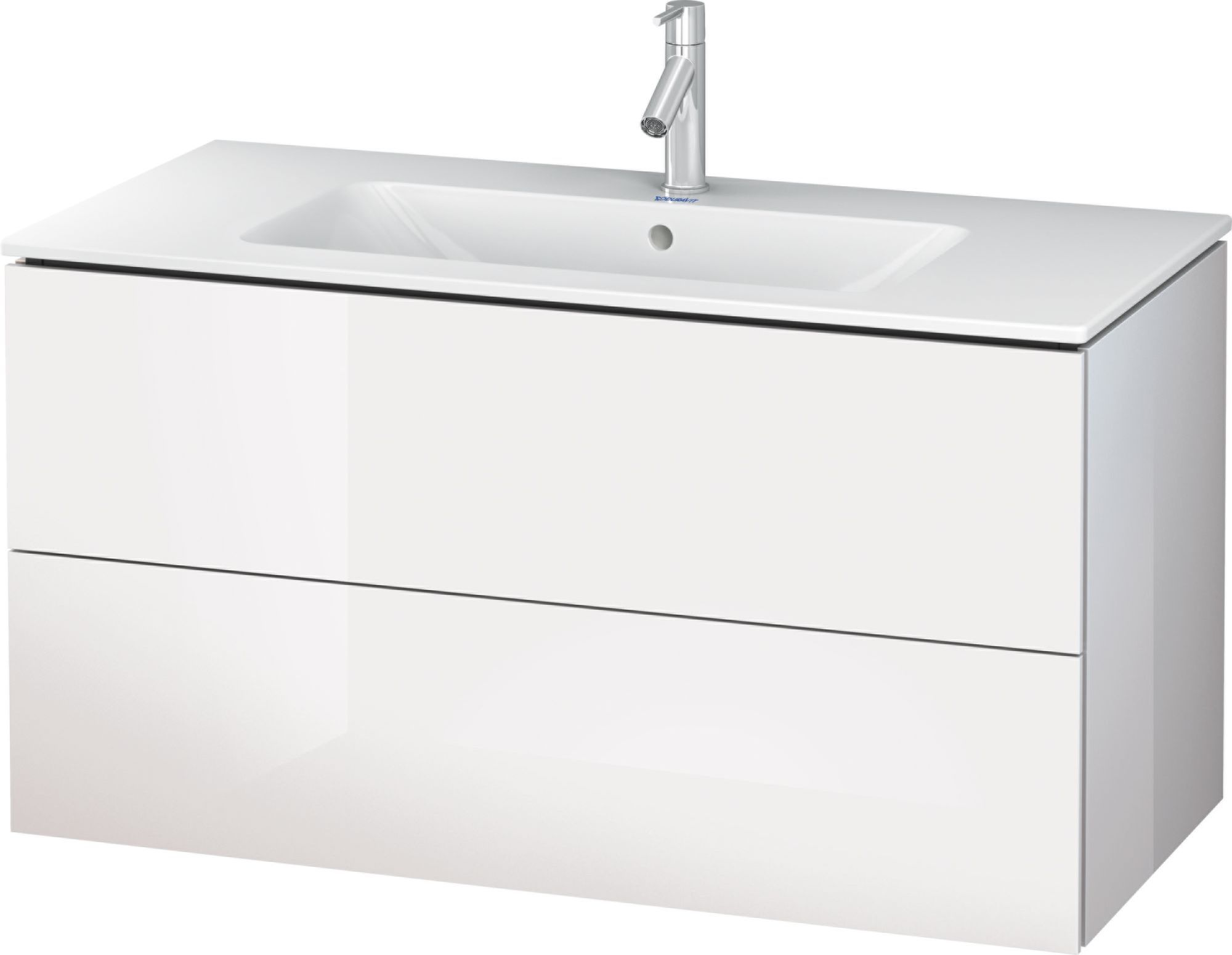Duravit L-Cube dulap 102x48.1x55 cm sub chiuveta pe perete alb LC624202222