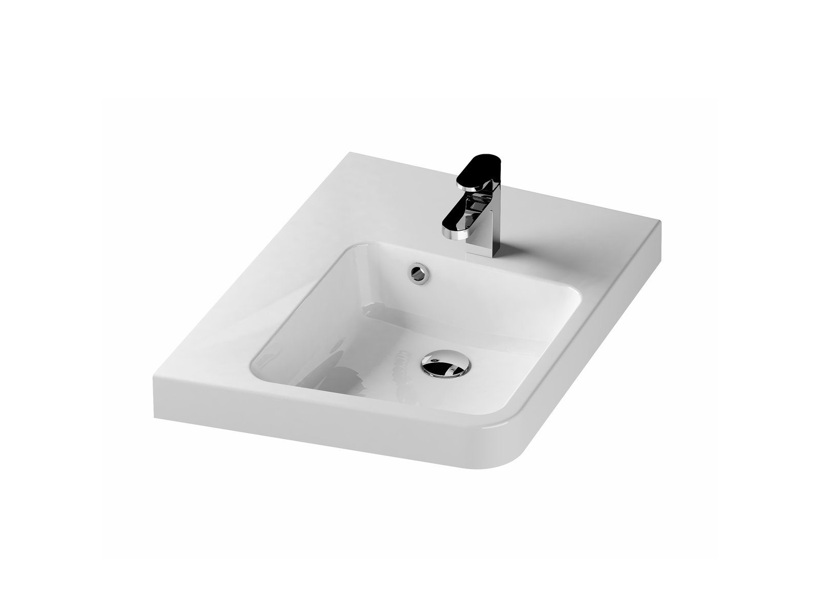 Ravak BeHappy II lavoar 66.5x50 cm clasică alb XJAL1100001