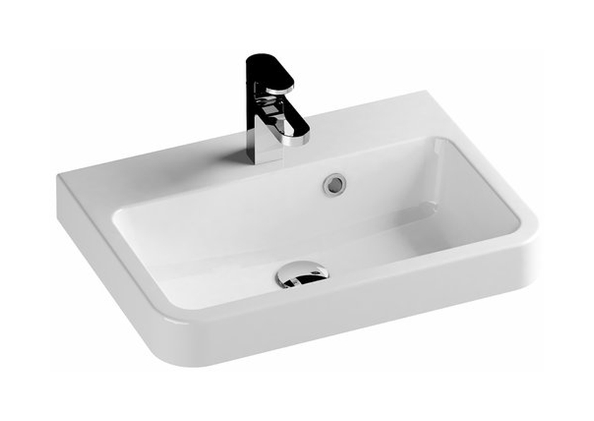 Ravak BeHappy II lavoar 55x40 cm dreptunghiular clasică-mobilier alb XJA01155000