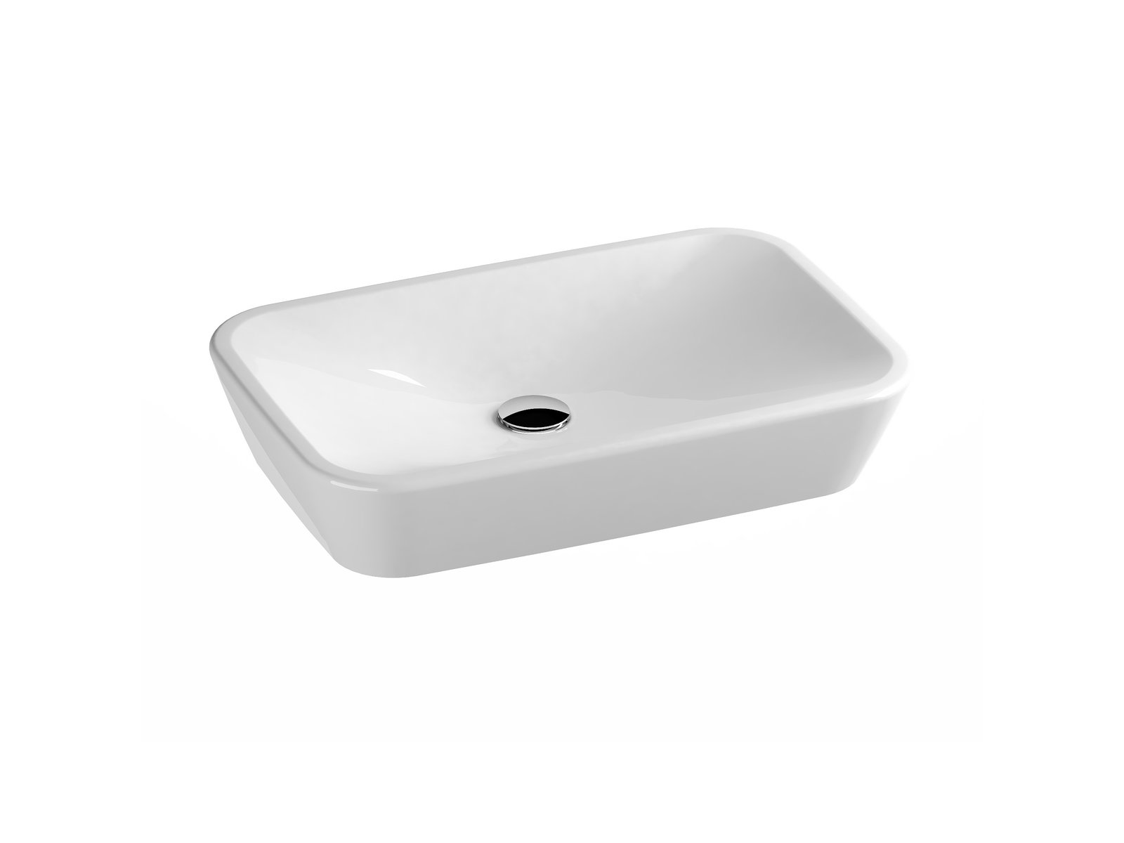 Ravak Ceramic lavoar 60x40 cm ovale de blat alb XJX01160002