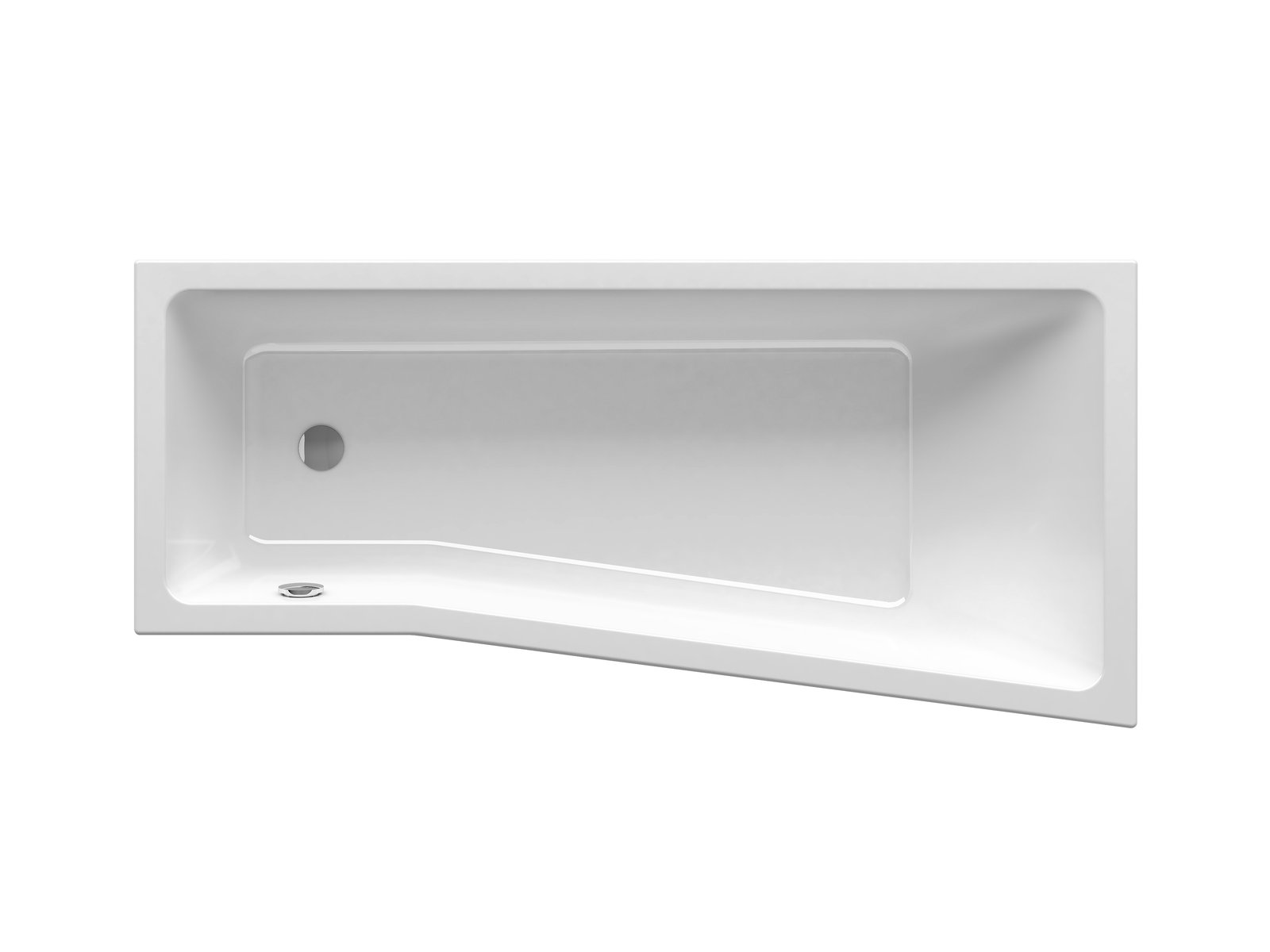 Ravak BeHappy II cadă de colț 160x75 cm partea stângă alb C961000000