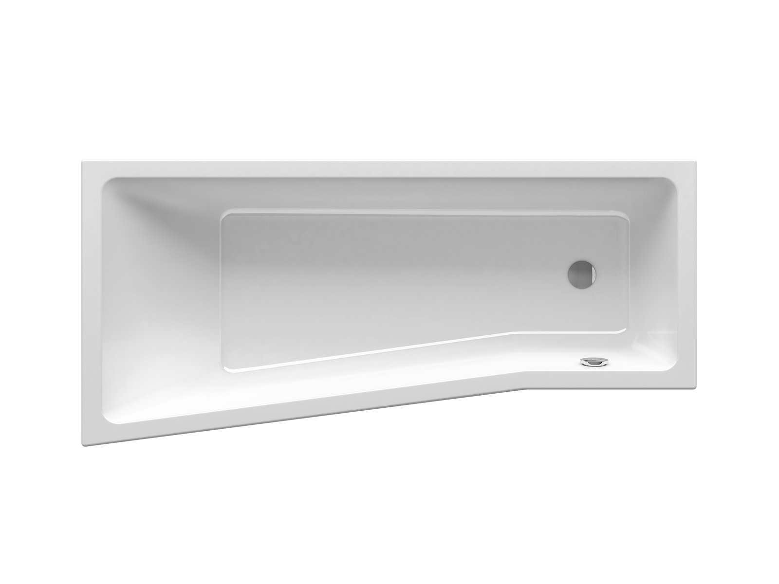 Ravak BeHappy II cadă de colț 150x75 cm partea dreaptă alb C991000000