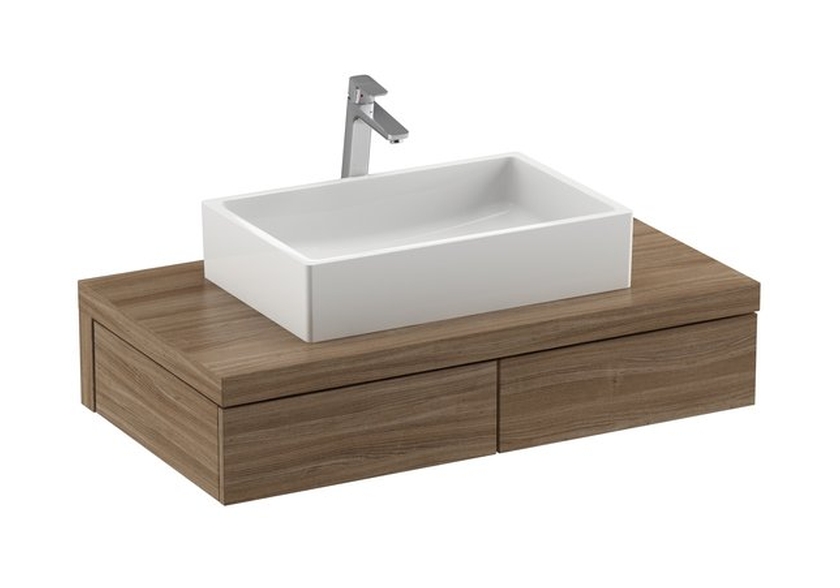 Ravak Formy dulap 100x55x22 cm sub chiuveta pe perete nucă X000001036