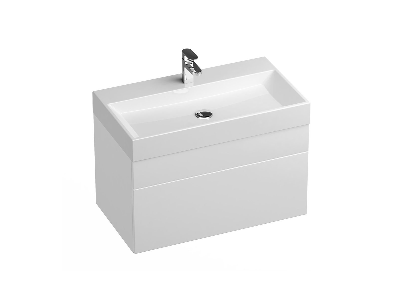 Ravak Natural dulap 80x45x45 cm sub chiuveta pe perete alb X000001052