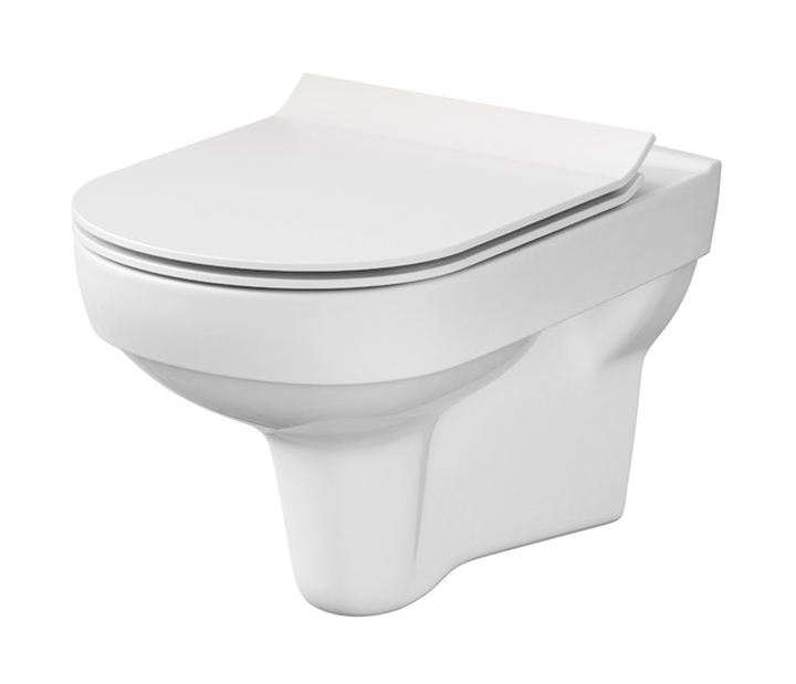 Cersanit City vas wc cu capac soft-close agăţat da alb K701-143