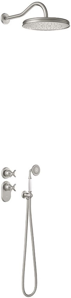 Tres Monoclasic set de duș ascuns cu termostat cu duș de ploaie || 242.352.02.AC