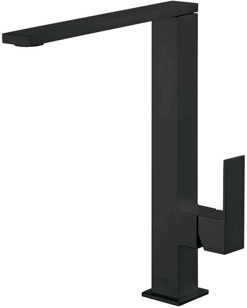 Tres Exclusive baterie bucătărie pe picior negru 006.486.NM