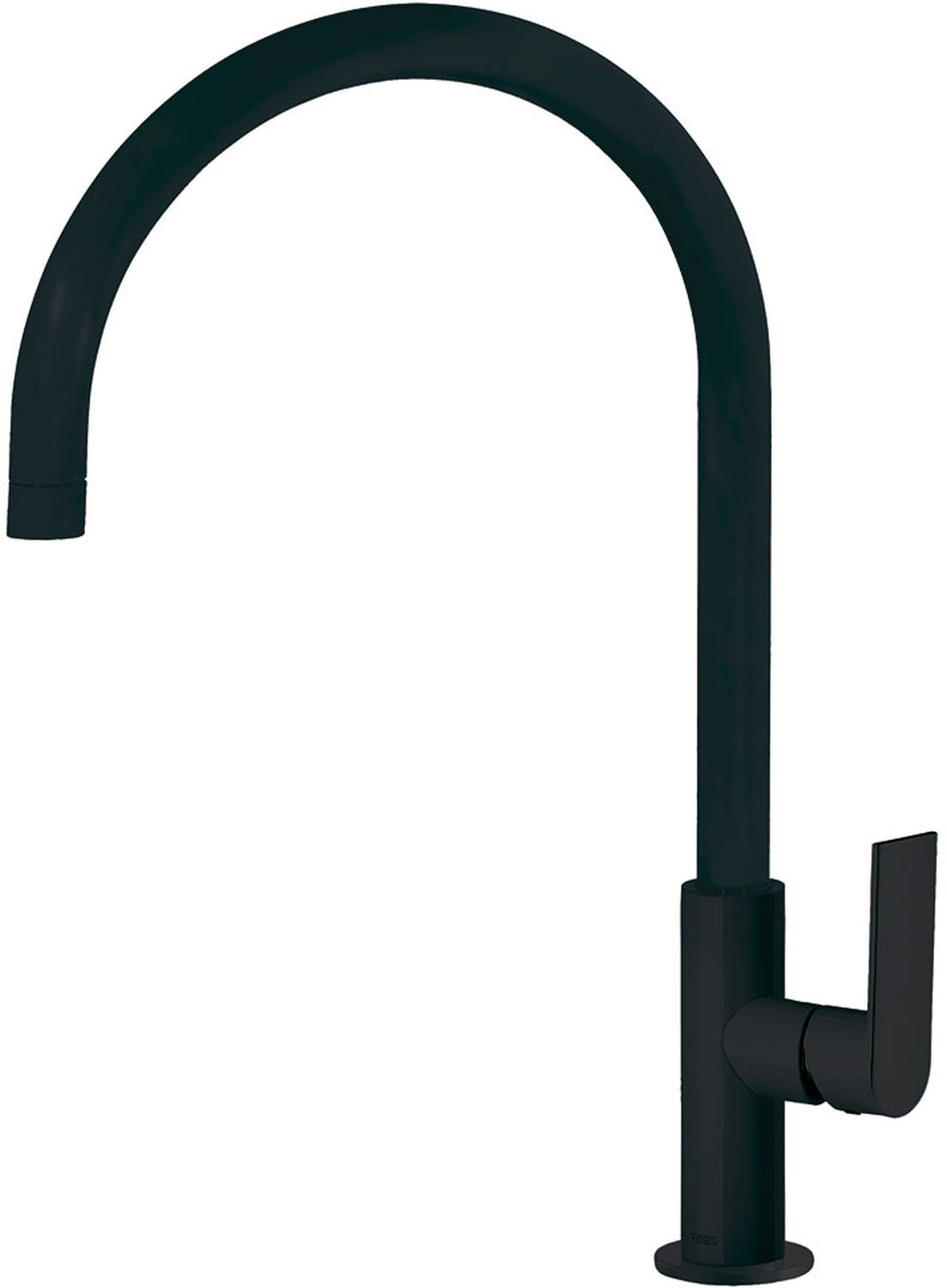 Tres Exclusive baterie bucătărie pe picior negru 200.440.02.NM