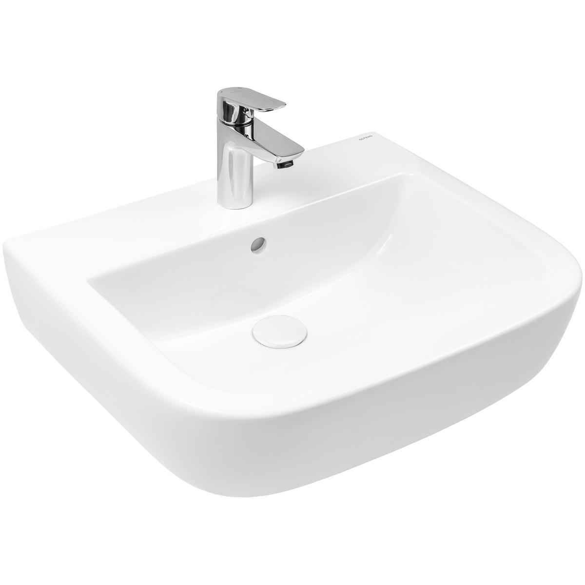 Oltens Vernal lavoar 56x45 cm semicircular clasică alb 41002000