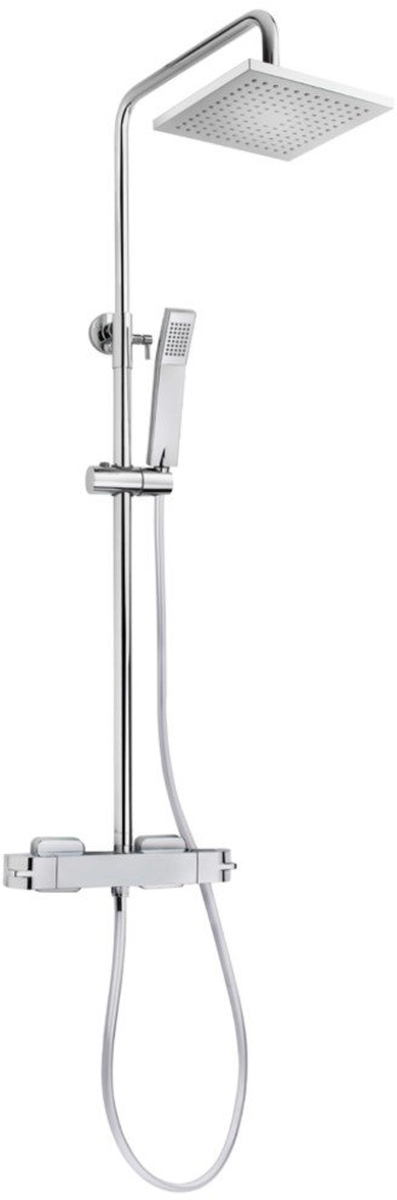 Teka Soller set de duș perete cu duș de ploaie crom 852780200