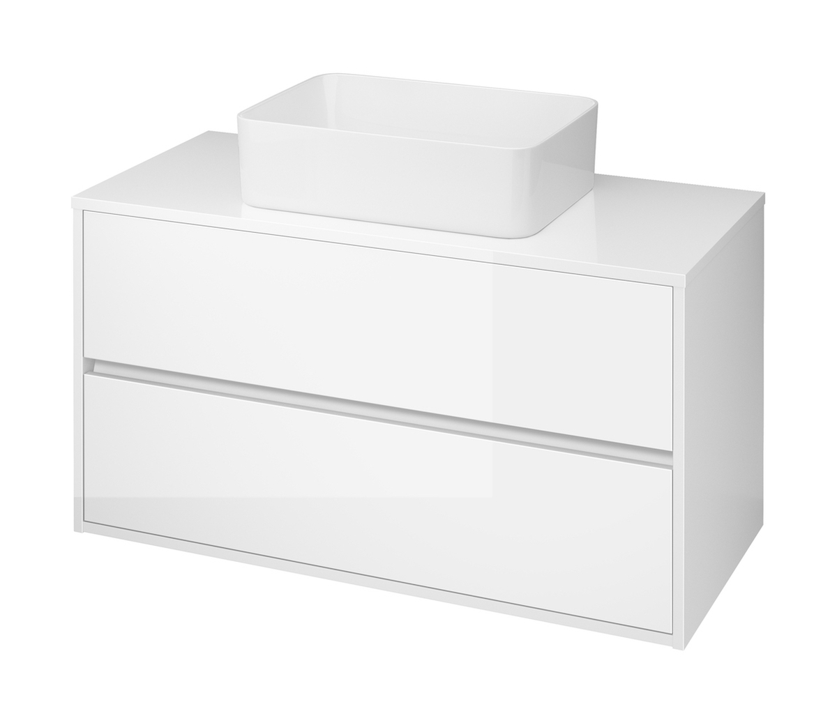 Cersanit Crea dulap 99x45x53 cm dulap atârnat sub chiuvetă alb S924-006