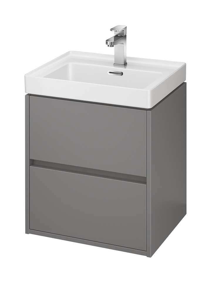 Cersanit Crea dulap 49x40x53 cm sub chiuveta pe perete gri S924-015