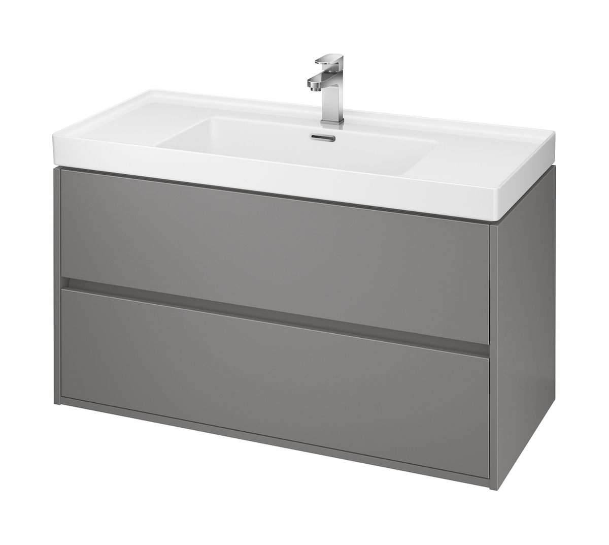 Cersanit Crea dulap 99x45x53 cm dulap atârnat sub chiuvetă gri S924-019