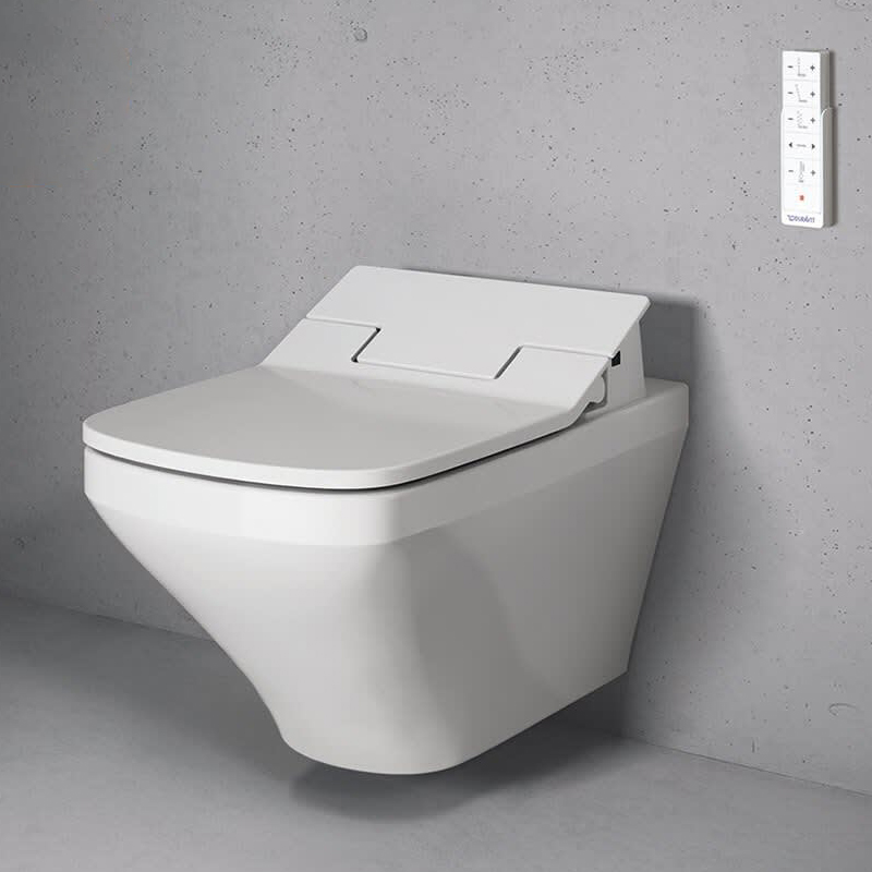 Duravit SensoWash toaletă cu spălare agăţat fără margine alb 631001002004300