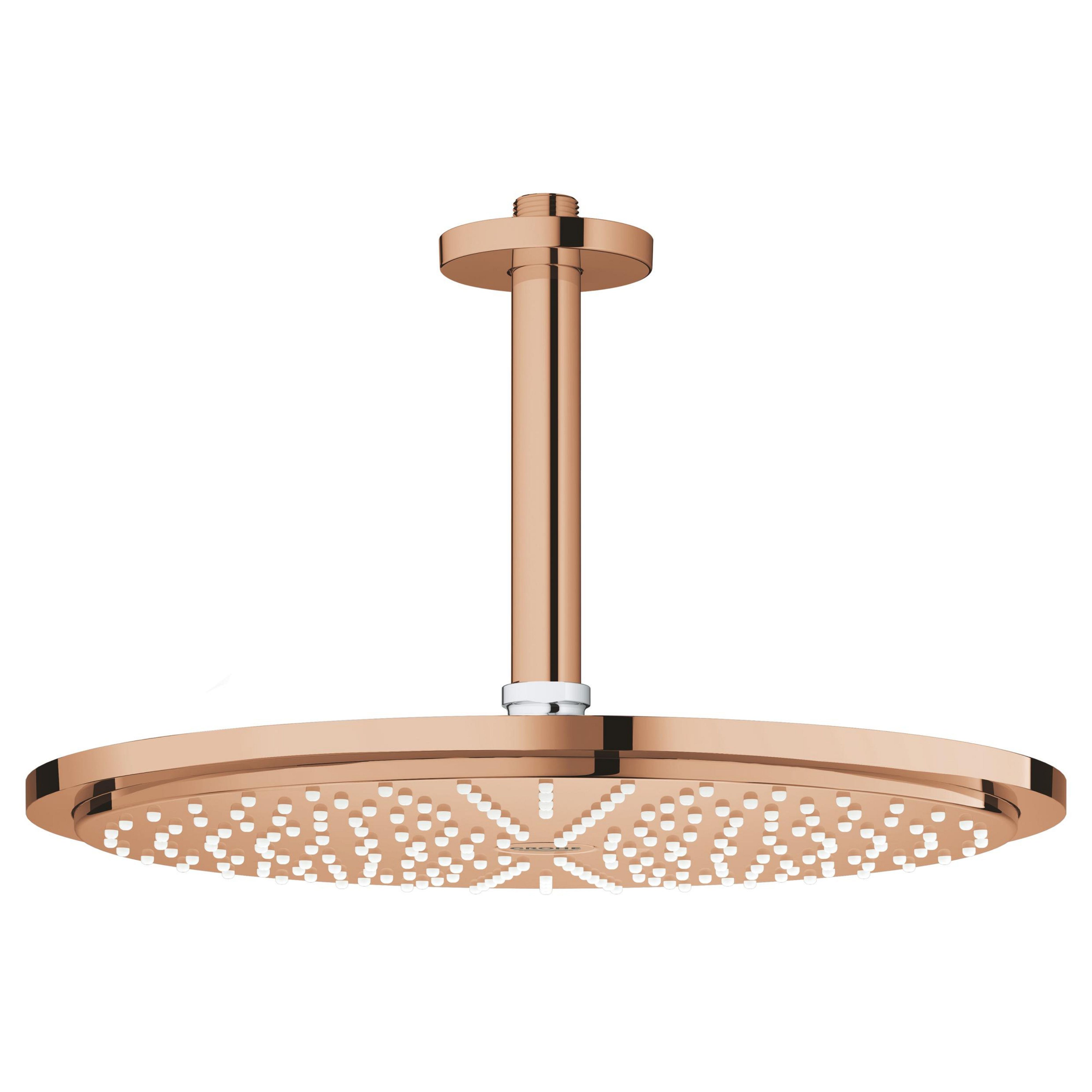 Grohe Rainshower cap de duș cu braț 31x31 cm rotund Warm Sunset 26067DA0