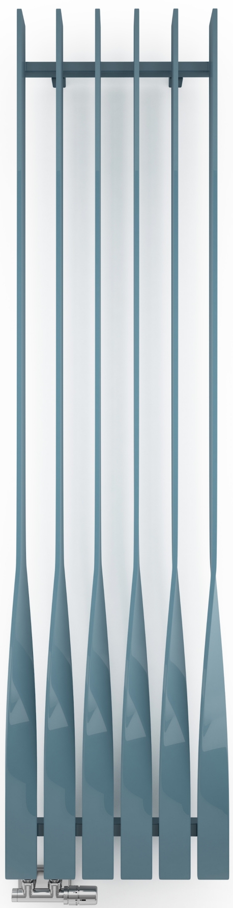 Terma Cyklon V calorifer de baie decorativ 190x41 cm alb WGCYV190041K916YL