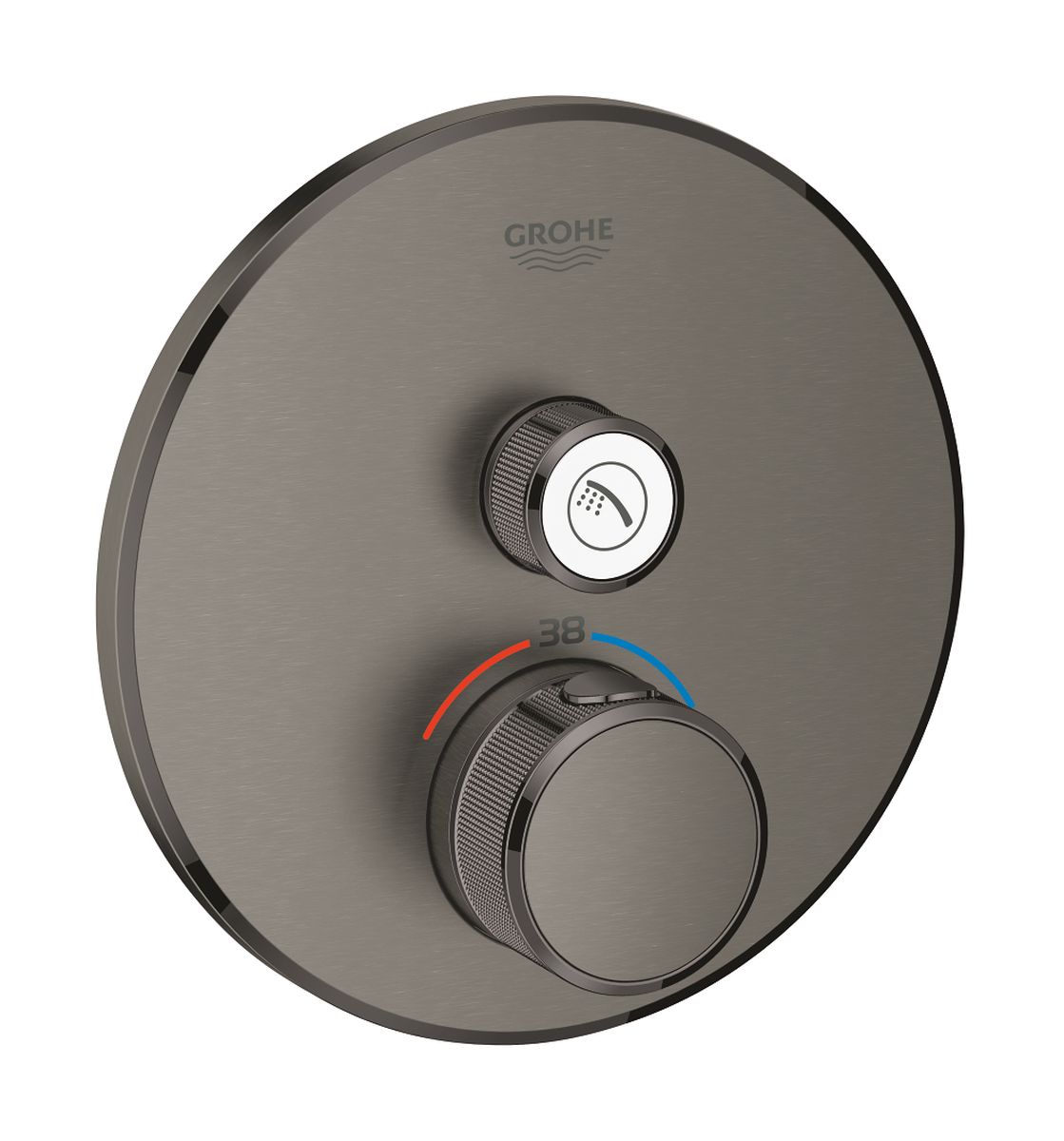 Grohe Grohtherm SmartControl baterie de duș ascuns da Brushed Hard Graphite 29118AL0