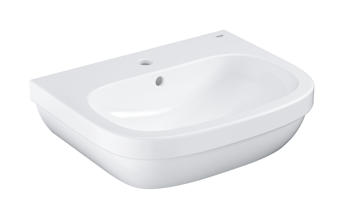 Grohe Euro Ceramic lavoar 60x48 cm semicircular clasică alb 39335000