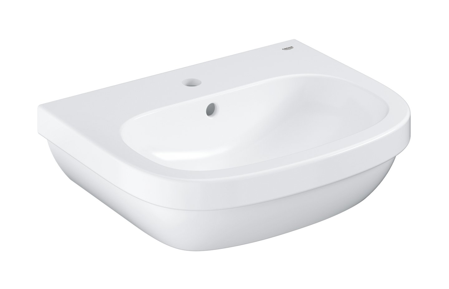 Grohe Euro Ceramic lavoar 55x45 cm semicircular clasică alb 39336000