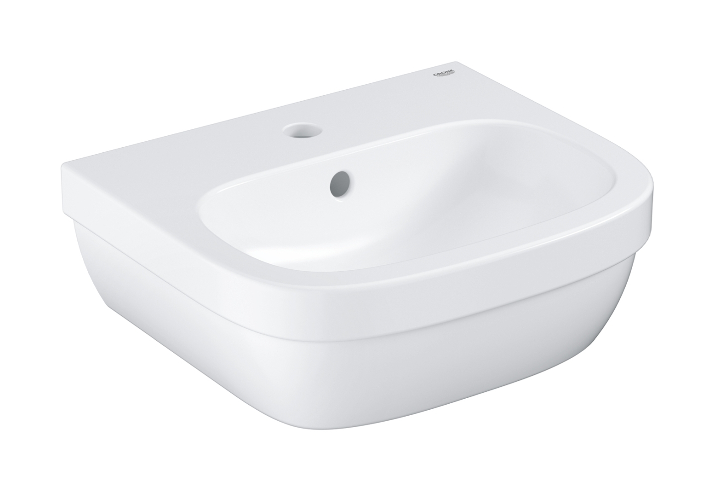 Grohe Euro Ceramic lavoar 45x40 cm semicircular clasică alb 39324000