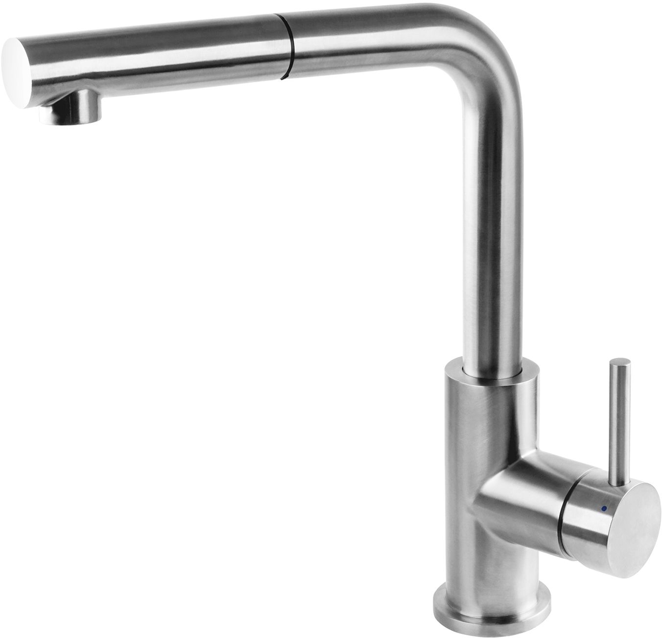 Omnires Albany baterie bucătărie pe picior inox AB1455IN