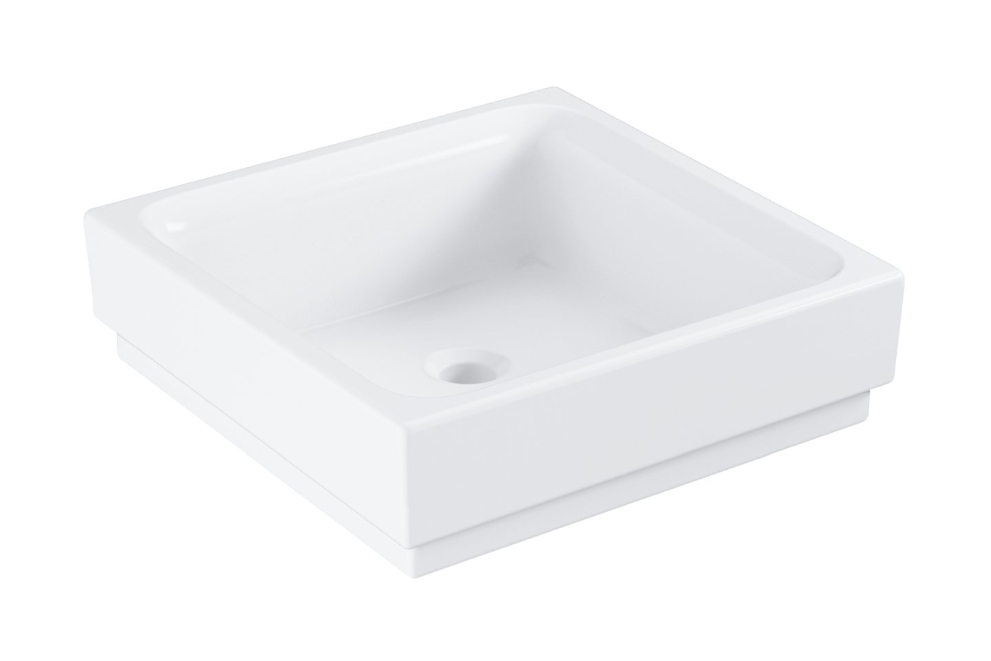 Grohe Cube Ceramic lavoar 40x40 cm pătrat de blat alb 3948200H