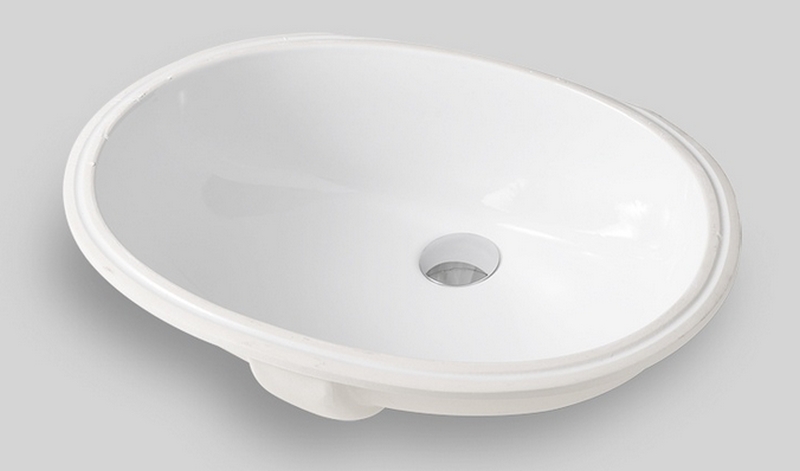 Art Ceram Diana lavoar 57x40.4 cm ovale sub blat alb DIL00101;00