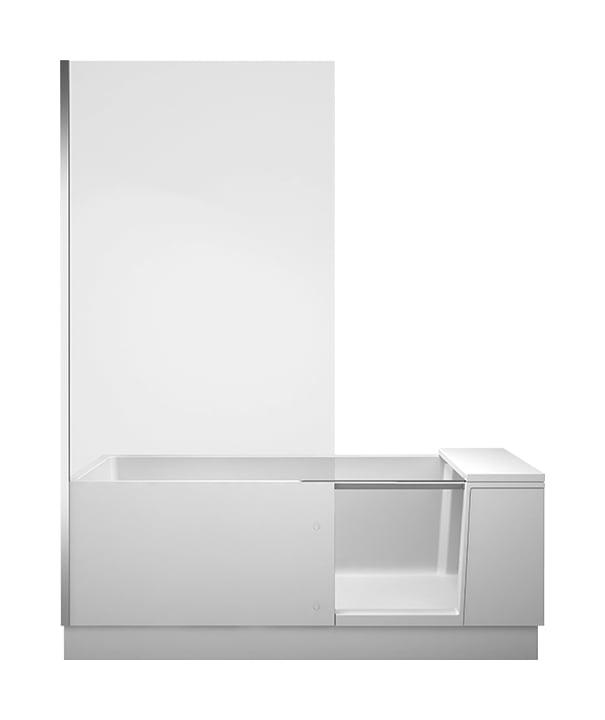 Duravit Shower&Bath cadă de colț 170x75 cm partea stângă alb 700403000000000