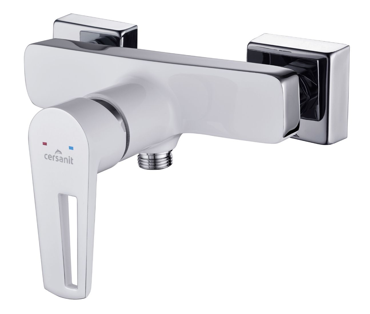 Cersanit Mille baterie de duș perete alb S951-033