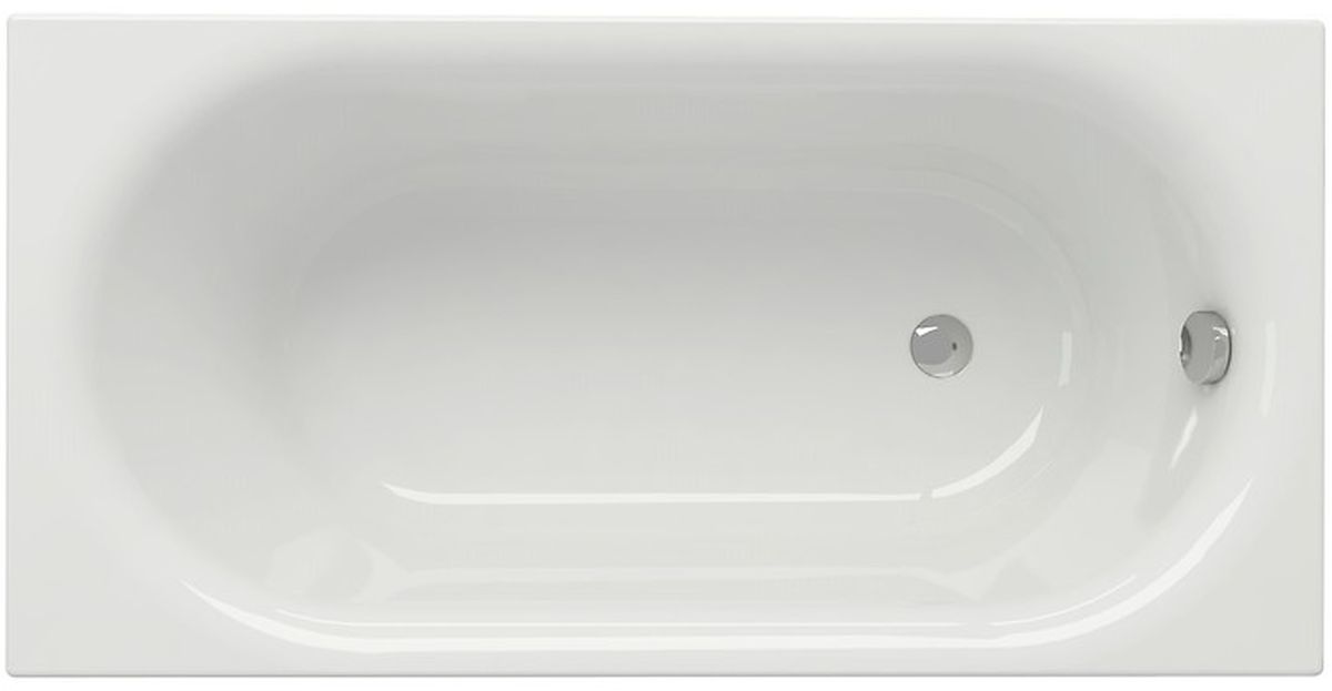Cersanit Octavia cada dreptunghiulară 140x70 cm alb S301-250