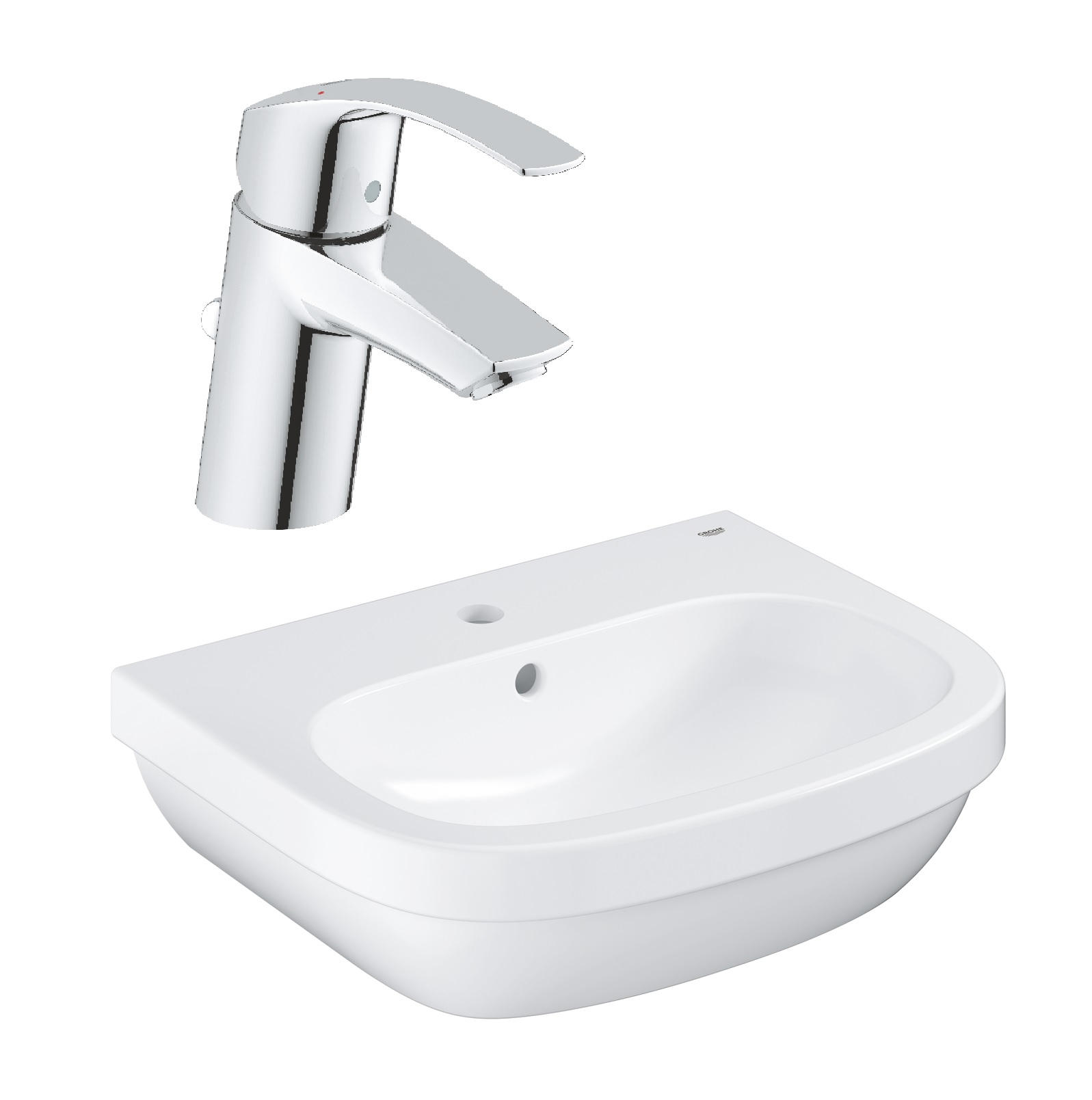 Set lavoar Grohe Euro Ceramic 39336000, baterie lavoar Grohe Eurosmart 33265002