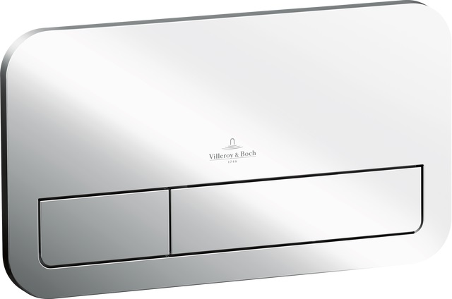 Villeroy & Boch ViConnect buton de spălare pentru WC crom mat 92249069