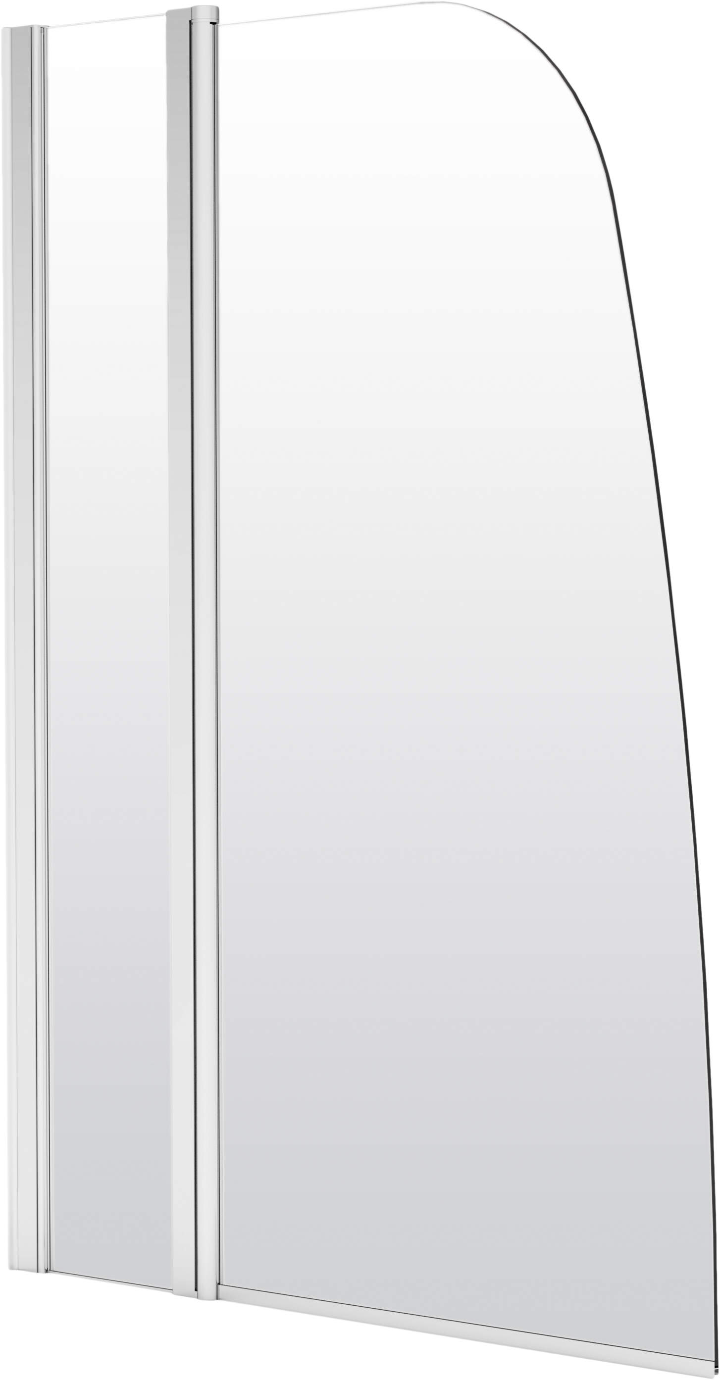 Deante Alpinia paravan cadă 115 cm două piese crom luciu/sticlă transparentă KGA_073P