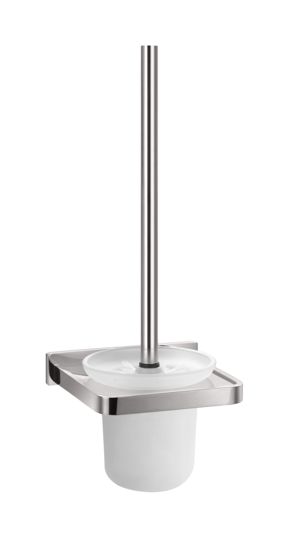 Omnires Darling perie de toaletă înșurubat sticlă-nichel DA70620NI