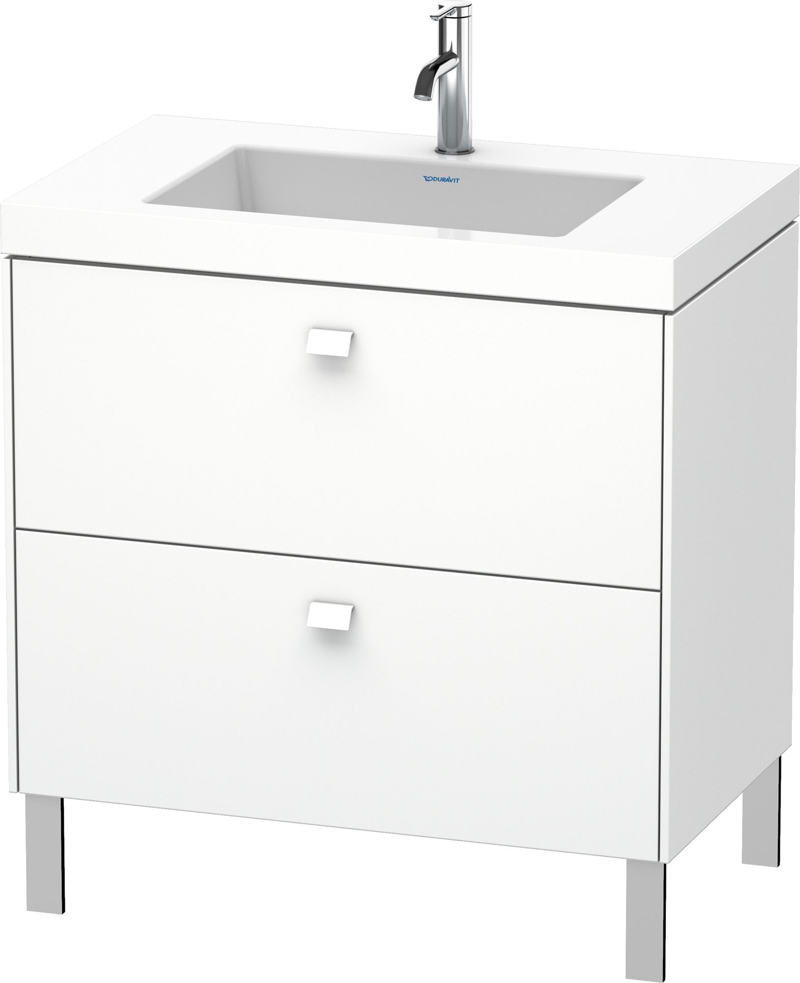 Duravit Brioso lavoar cu dulap 80 cm alb BR4701O1818