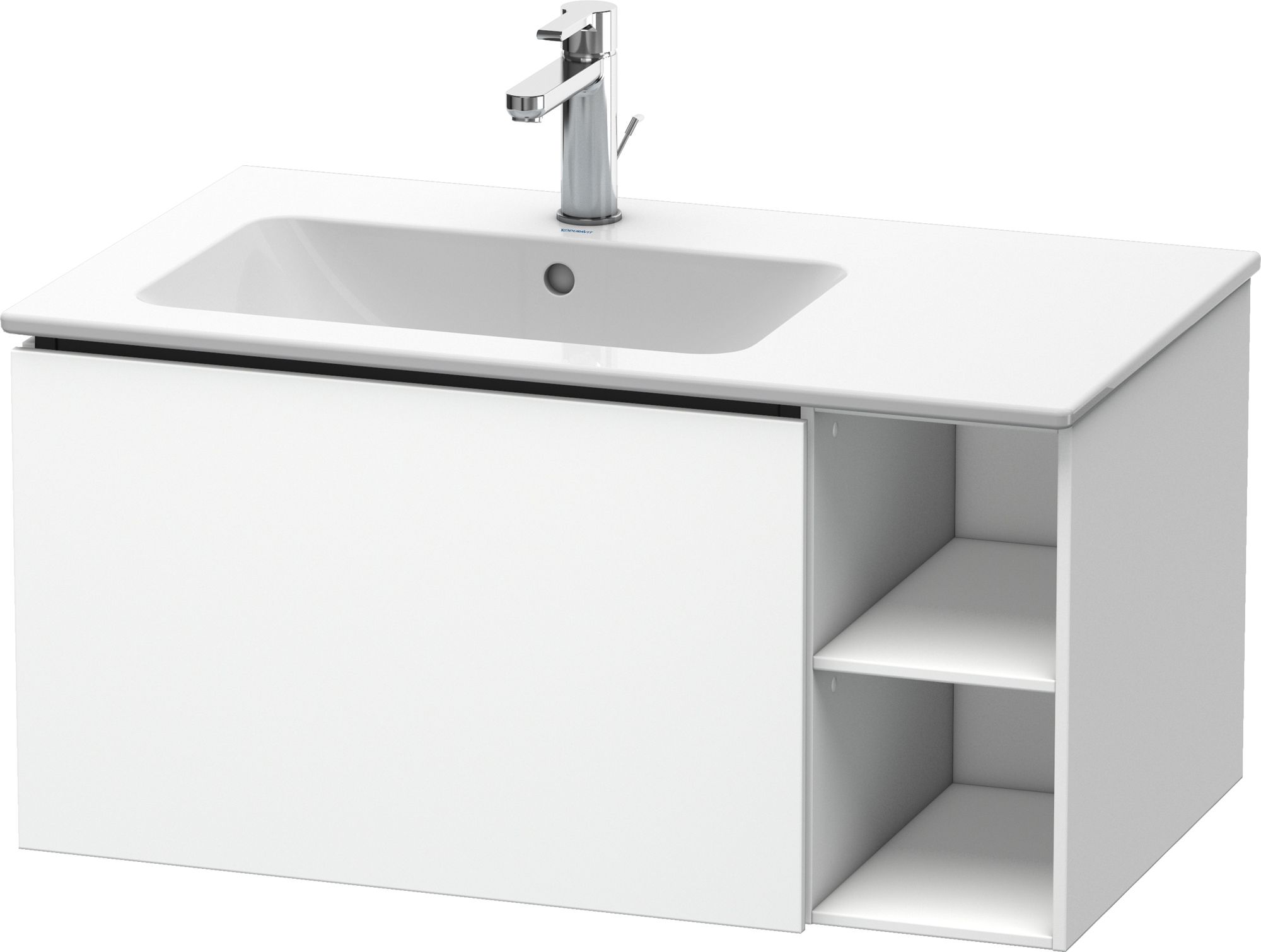 Duravit L-Cube dulap 82x48.1x40 cm sub chiuveta pe perete alb LC619101818