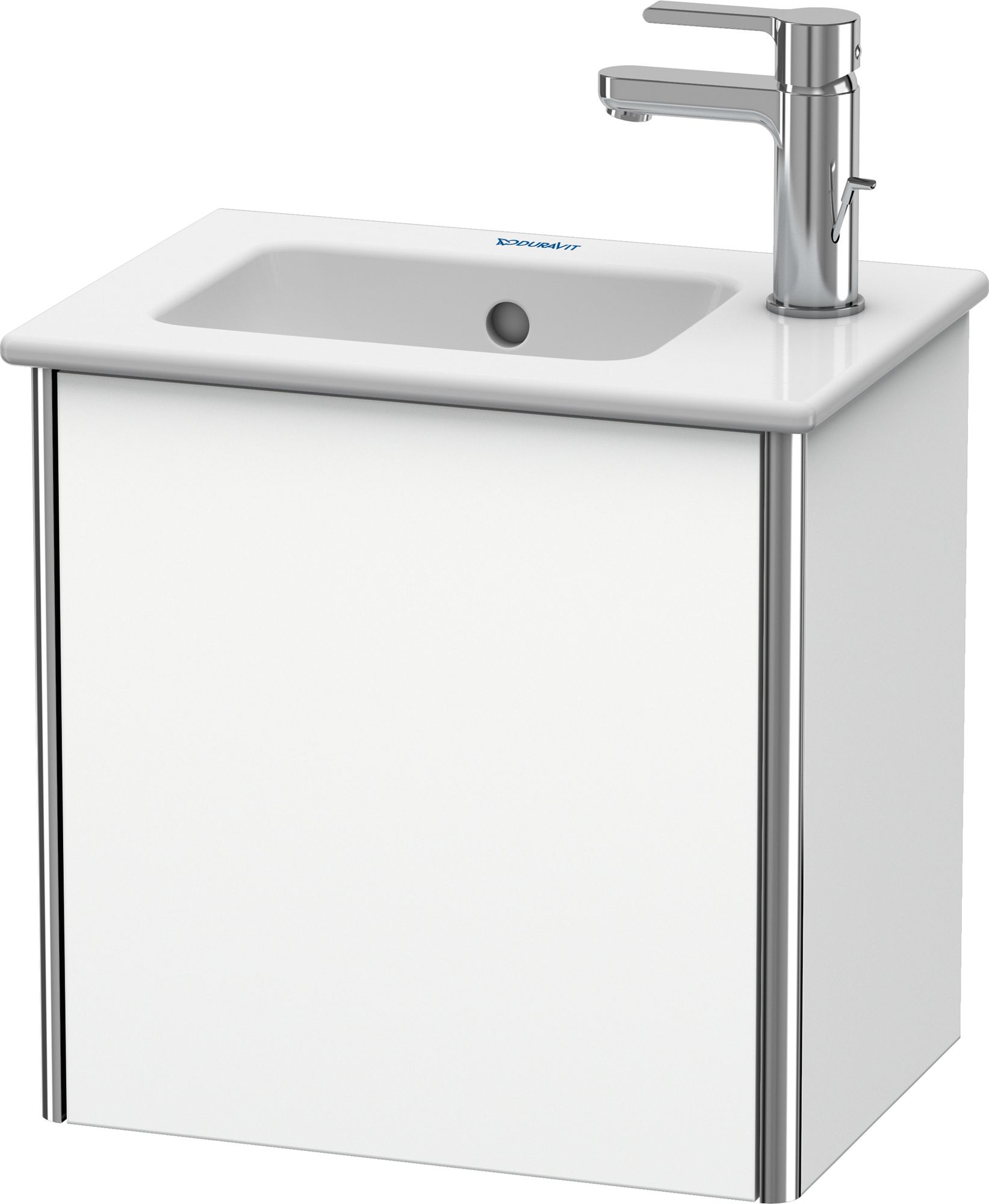 Duravit XSquare dulap 41x28.9x40 cm sub chiuveta pe perete alb XS4170L1818