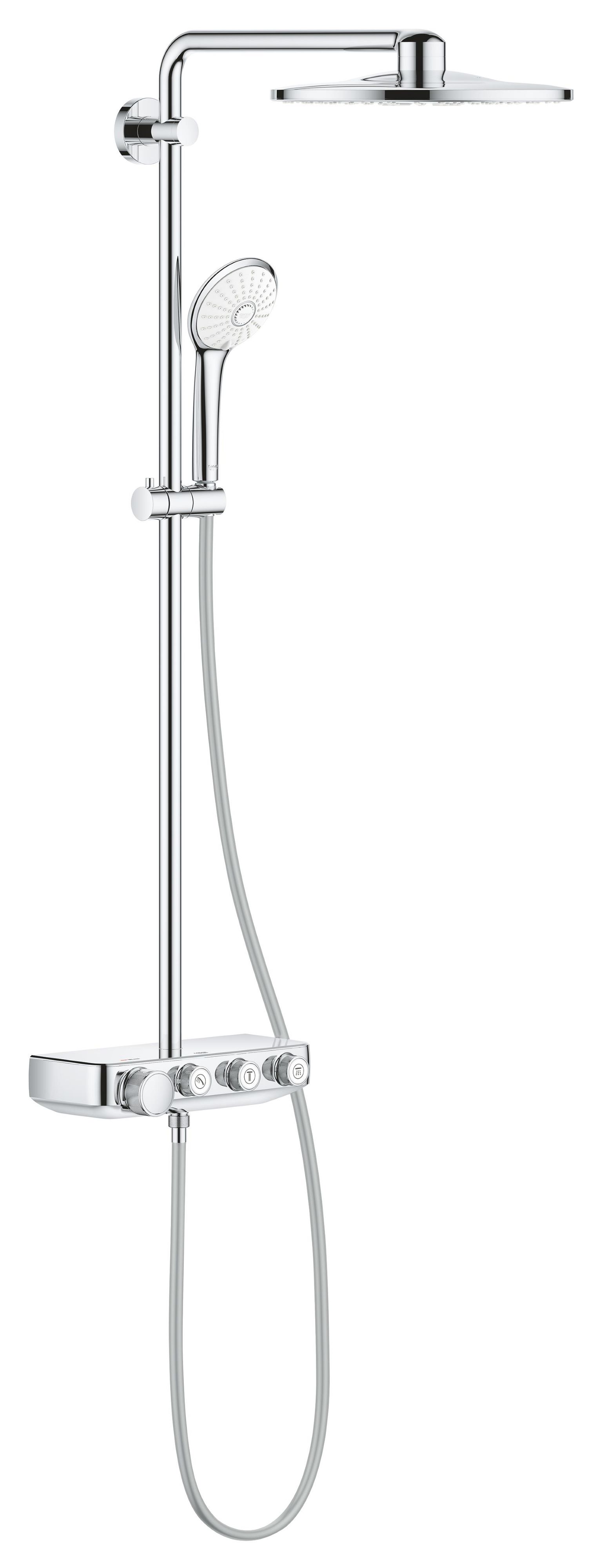 Grohe Euphoria set de duș perete cu termostat da StarLight Chrome 26507000