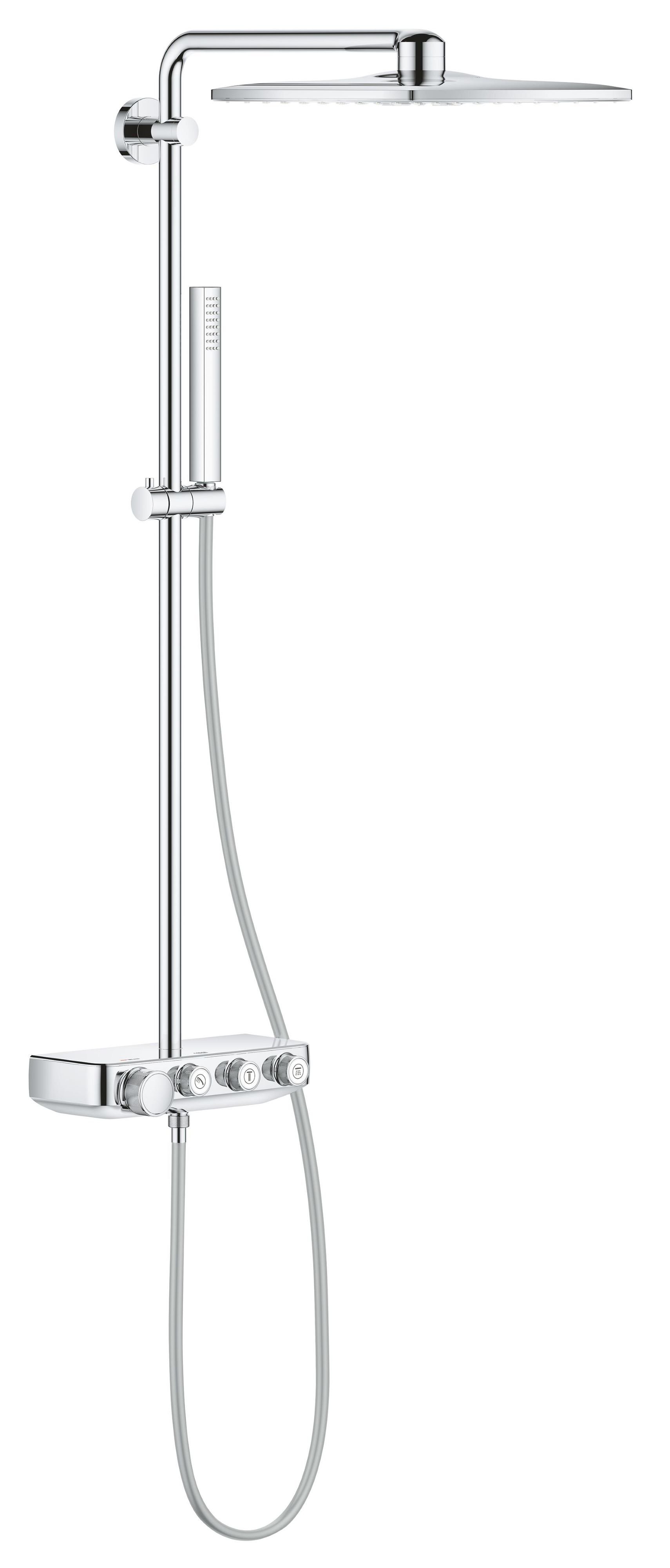 Grohe Euphoria set de duș perete cu termostat da StarLight Chrome 26508000