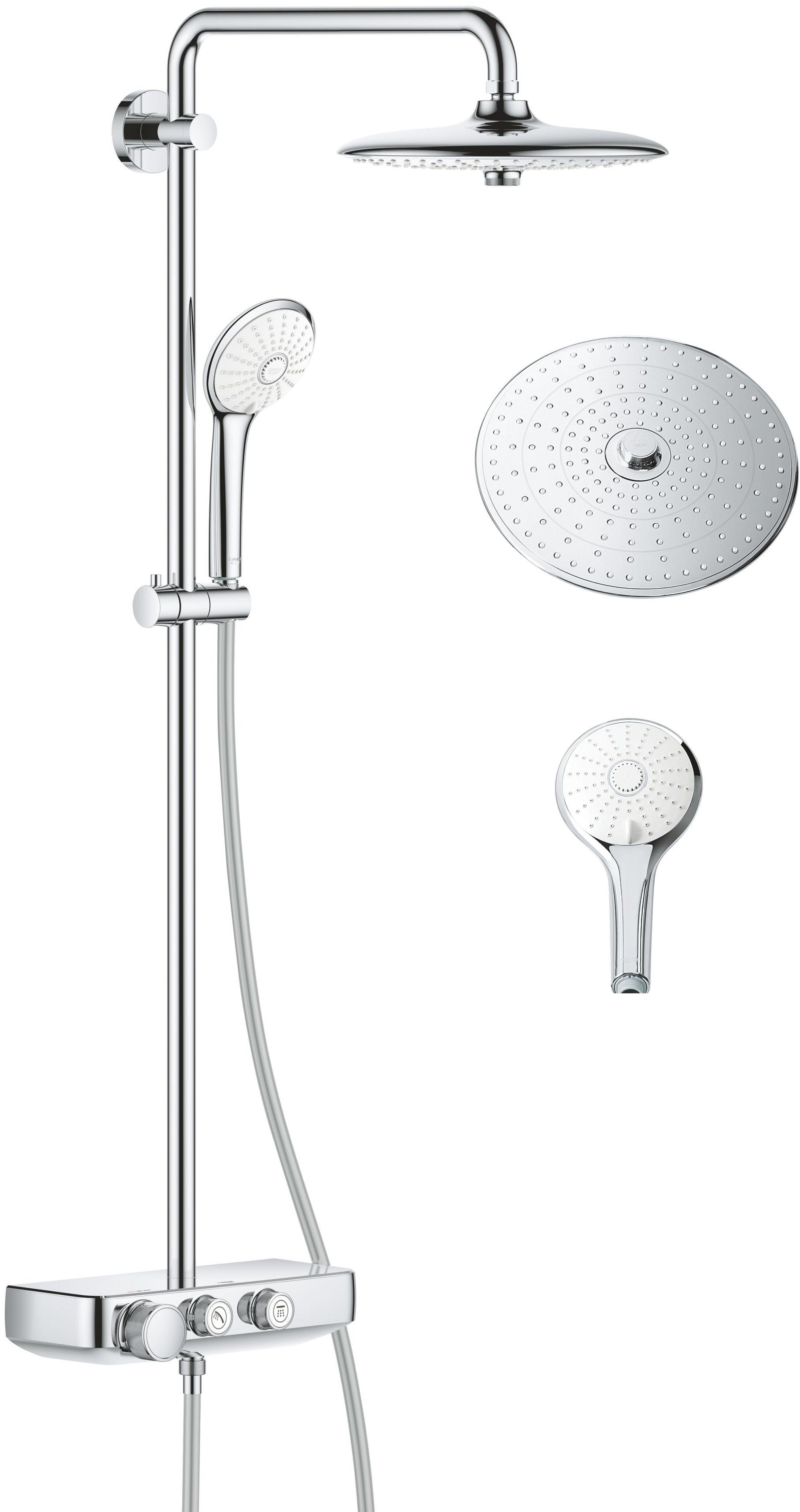 Grohe Euphoria set de duș perete cu termostat da StarLight Chrome 26509000