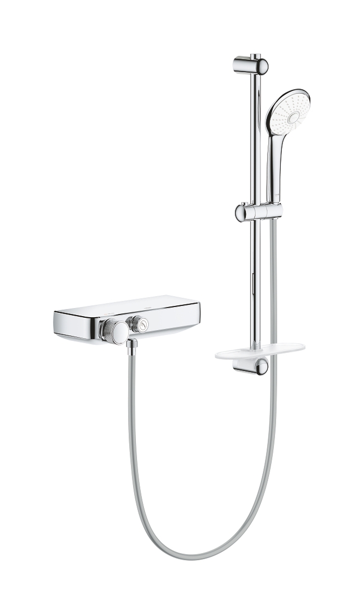 Grohe Grohtherm SmartControl set de duș perete cu termostat StarLight Chrome 34720000