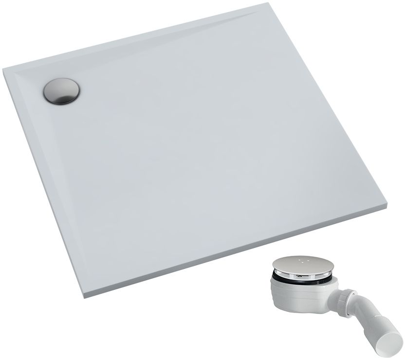 Schedpol Etrusco cădiță de duș pătrată 90x90 cm alb 3.461