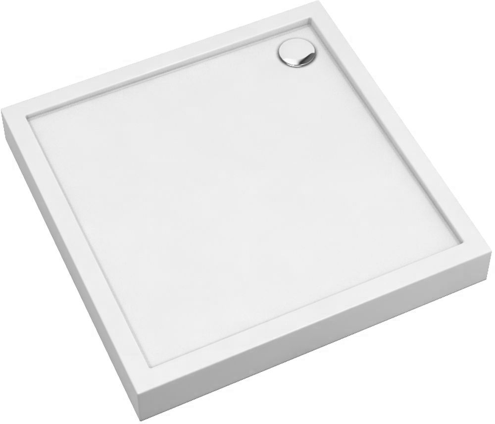 Schedpol Competia New cădiță de duș pătrată x80 cm alb 3.4630