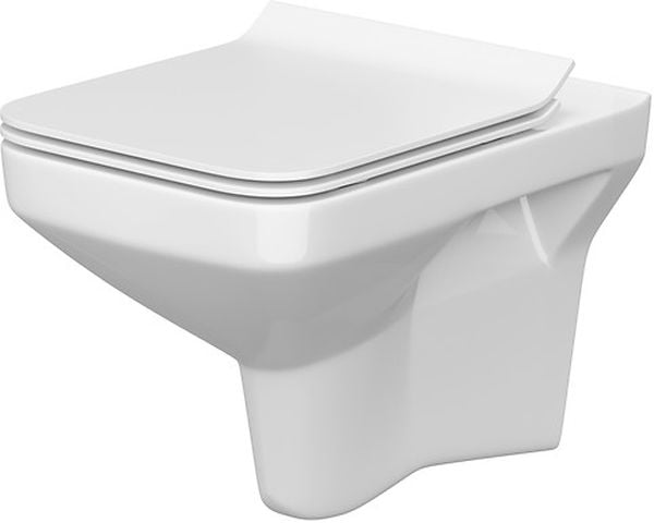 Cersanit Como vas wc cu capac soft-close agăţat da alb K701-102