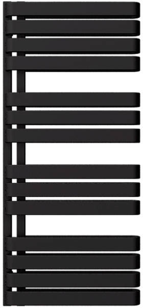 Terma Warp S calorifer de baie scară 111x50 cm negru WGWAS111050KMBCGD