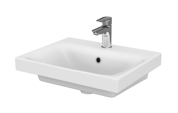 Cersanit Moduo lavoar 50x40 cm dreptunghiular clasică-mobilier alb luciu K116-009